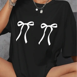 Unisex Erkek/Kadın KURDELE Renkli Özel Baskılı Oversize Pamuklu Bisiklet Yaka T-Shirt