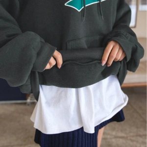 Unisex Erkek/Kadın Nice Renkli Özel Baskılı Oversize Kapüşonlu Sweatshirt Füme