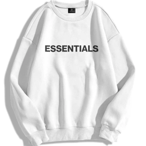 Unisex Essentials Bisiklet Yaka Sweatshirt