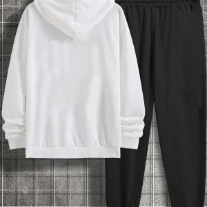 Unisex Evren Temalı Baskılı Eşofman Takımı KP-SIYAH-RENKLISATURN-ESH-DUZ