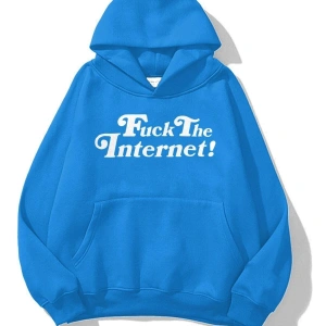 Unisex F*** The Internet Sweatshirt Soft MAVİRENK