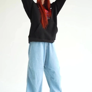Unisex Feel Me Sweatshirt Hoodie Siyah