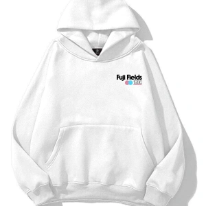 Unisex Fuji Fields Sweatshirt Beyaz