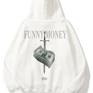 Unisex Funny Money Sweatshirt Hoodie