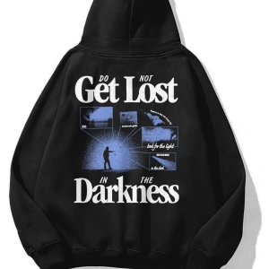 Unisex Get Lost Sweatshirt Siyah