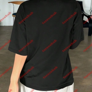 Unisex Gods Favorite Baskılı Tshirt Siyah Beyaz