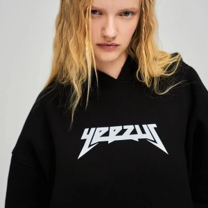 Unisex God Wants You Yeezus Siyah Sweatshirt Siyah