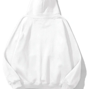 Unisex Gothic Ruthless Sweatshirt Hoodie Beyaz