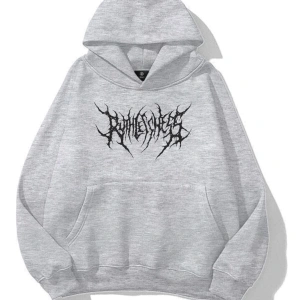 Unisex Gothic Ruthless Sweatshirt Hoodie Siyah