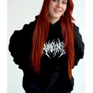 Unisex Gothic Ruthless Sweatshirt Hoodie Siyah