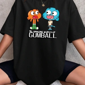 Unisex Gumball Baskılı T-shirt