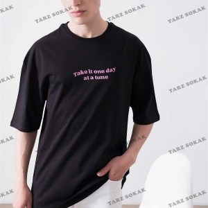 Unisex Happy Life Beyaz