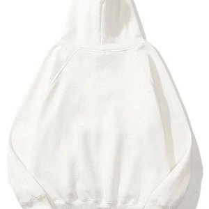 Unisex Harajuku Girl Beyaz Sweatshirt