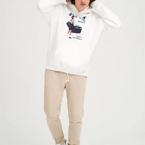 Unisex Harajuku Girl Beyaz Sweatshirt Beyaz