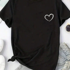 Unisex Hearts Baskılı Tasarım