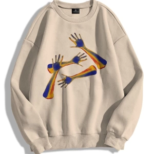 Unisex Heatmaps Arms Bisiklet Yaka Sweatshirt