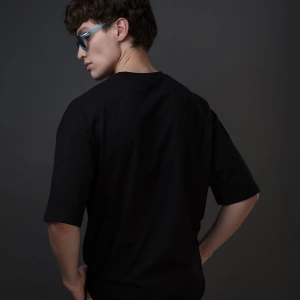 Unisex Higher World Siyah Tshirt