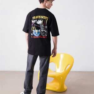 Unisex Highest In The Room Siyah Tshirt