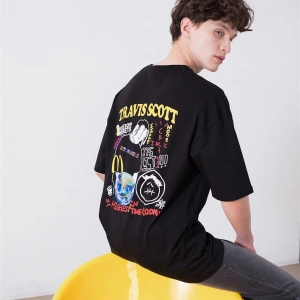 Unisex Highest In The Room Siyah Tshirt