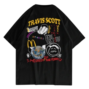 Unisex Highest In The Room Siyah Tshirt