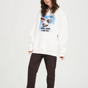 Unisex I Can Fly Air Unisex Sweatshırt Beyaz