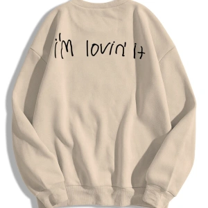 Unisex Im Lovin It Bisiklet Yaka Sweatshirt Gri