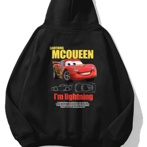 Unisex Im Mater Cars Sweatshirt Beyaz