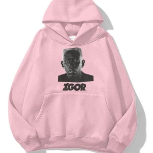 Unisex Igor Tyler The Creator Sweatshirt Hoodie Pembe