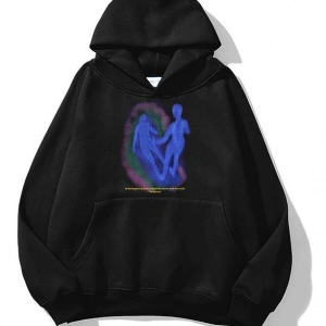 Unisex in the Beginning Sweatshirt Siyah