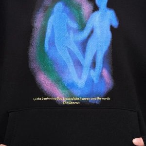Unisex in the Beginning Sweatshirt Siyah