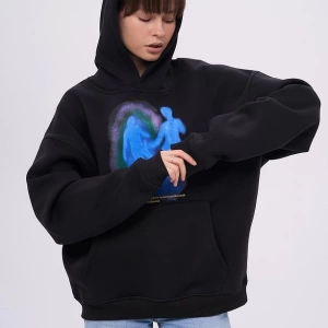 Unisex in the Beginning Sweatshirt Siyah
