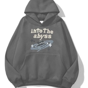 Unisex İnto the Abyss Sweatshirt Kahverengi