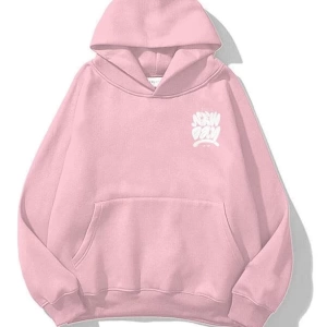 Unisex Its A New Day Sweatshirt Hoodie Pembe
