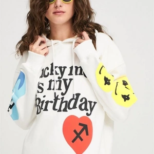 Unisex Its My Birthday Beyaz Sweatshirt Beyaz