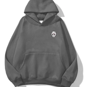 Unisex Jason Sweatshirt Hoodie Gri