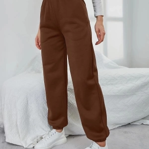 Unisex Jogger Kahverengi Rahat Giyim Eşofman
