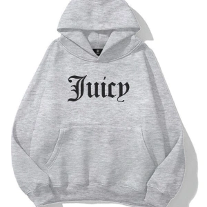 Unisex Juicy Taş Baskılı Sweatshirt Beyaz