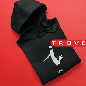 Unısex Kadın Erkek 24 Numara Basketbol Lakers Uzun Kollu Siyah Hoodie % 100 Pamuk Tasarım Sweatshirt