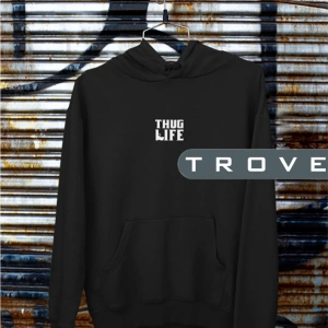 Unısex Kadın Erkek 2pac Tupac Shakur Thug Life Ön Arka Sırt Baskılı Kapüşonlu %100 Pamuk Sweatshirt