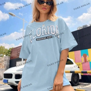 Unisex Kadın/Erkek ANİME Özel Baskılı Renkli Oversize Penye