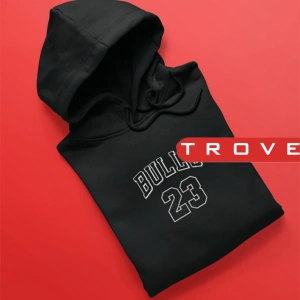 Unısex Kadın Erkek Bulls 23 Chicago Siyah Kapüşonlu %100 Pamuk Tasarım Sweatshirt