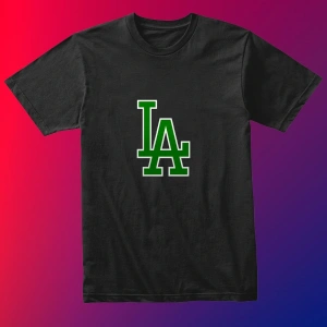 Unısex Kadın Erkek Calıfornıa Los Angales Baskılı Siyah Beyaz % 100 Pamuk Tasarım T-shirt