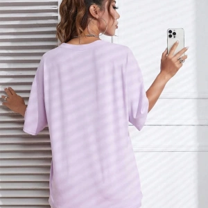 Unisex Kadın/Erkek Düz Renkli Özel Baskılı Oversize Pamuk Penye Bisiklet Yaka T-Shirt