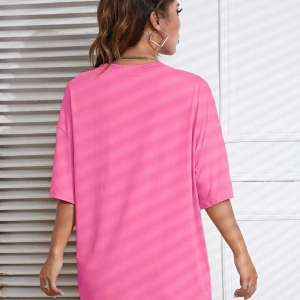Unisex Kadın/Erkek Düz Renkli Özel Baskılı Oversize Pamuk Penye Bisiklet Yaka T-Shirt