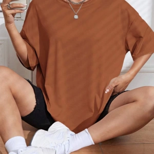 Unisex Kadın/Erkek Düz Renkli Özel Baskılı Oversize Pamuk Penye Bisiklet Yaka T-Shirt
