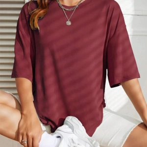 Unisex Kadın/Erkek Düz Renkli Özel Baskılı Oversize Pamuk Penye Bisiklet Yaka T-Shirt