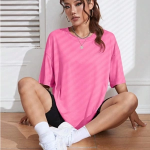 Unisex Kadın/Erkek Düz Renkli Özel Baskılı Oversize Pamuk Penye Bisiklet Yaka T-Shirt