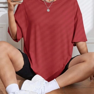 Unisex Kadın/Erkek Düz Renkli Özel Baskılı Oversize Pamuk Penye Bisiklet Yaka T-Shirt