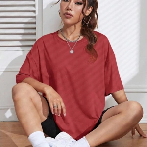 Unisex Kadın/Erkek Düz Renkli Özel Baskılı Oversize Pamuk Penye Bisiklet Yaka T-Shirt