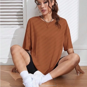 Unisex Kadın/Erkek Düz Renkli Özel Baskılı Oversize Pamuk Penye Bisiklet Yaka T-Shirt
